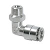 Tube connector M10x1 male for tube 6 mm 90 Deg - rotary type