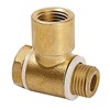 Swivelling screw fitting G1/4 male x G1/4 female - rotary type (brass)