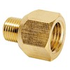Reducer M10x1 male x G1/4 female (brass)