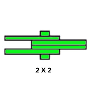 BL1222 1 1/2" 2x2 Leaf Chain Per Mtr