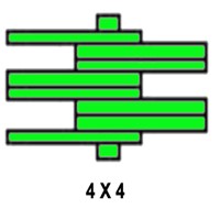 AL644 3/4" 4x4 Leaf Chain Per Mtr