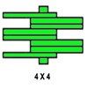 AL1644 2" 4x4 Leaf Chain Per Mtr AL1644 2" 4x4 Leaf Chain Per Mtr