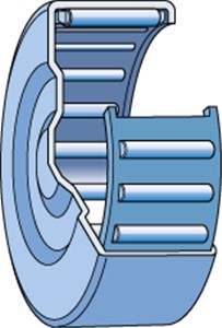 BK1010 SKF drawn cup needle roller bearing with closed end