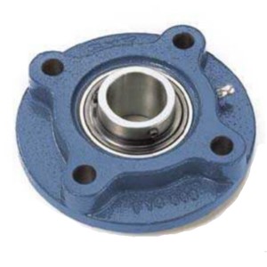 FYC 65 TF SKF Round flanged housing with grub screw locking