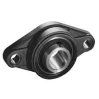 FYTBK 35 TR SKF Two bolt oval flange composite with grub screw locking