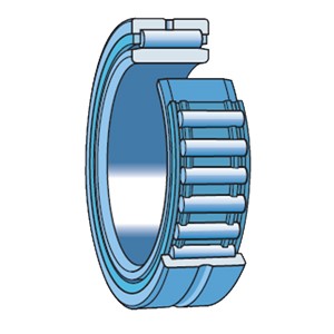 NKI 45/35 TN SKF needle roller bearing with ribs and with inner ring