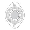 PFT 40 SKF Two bolt oval flanged pressed steel (housing only) PFT 40 SKF Two bolt oval flanged pressed steel (housing only)