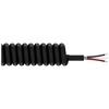 CB104 CTC 2 Conductor Coiled, Shielded Cable, Black Polyurethane Jacke CB104 CTC 2 Conductor Coiled, Shielded Cable, Black Polyurethane Jacke